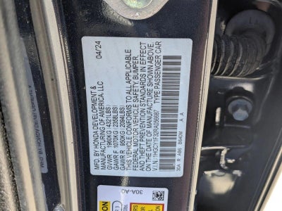2024 Honda Accord Sedan EX CVT