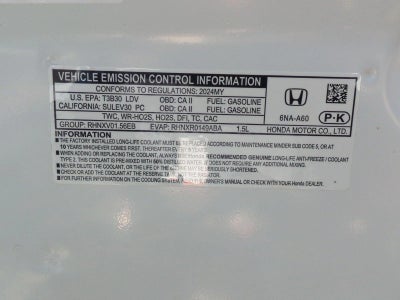 2024 Honda Accord Sedan EX CVT