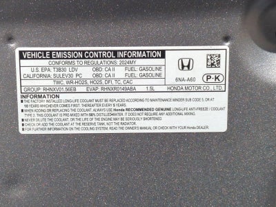 2024 Honda Accord Sedan EX CVT