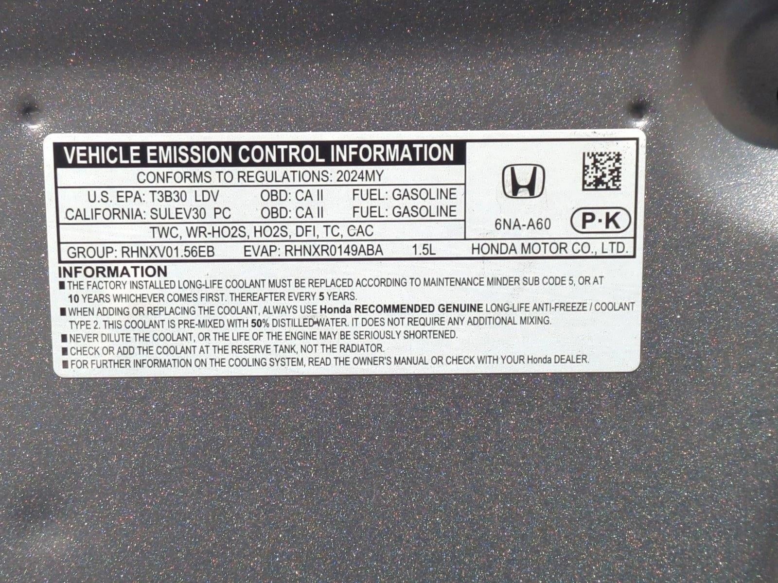 2024 Honda Accord Sedan EX CVT