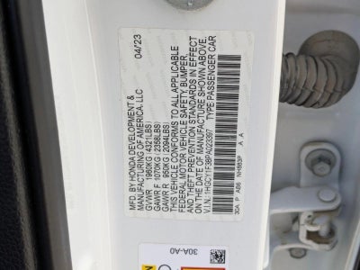 2023 Honda Accord Sedan EX CVT