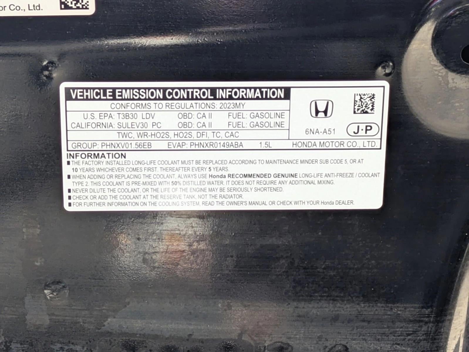 2023 Honda Accord Sedan EX CVT