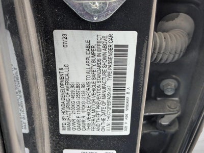 2023 Honda Accord Hybrid EX-L Sedan