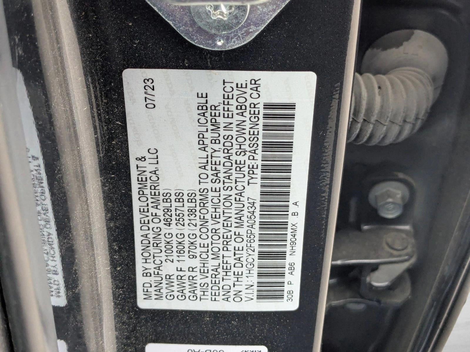 2023 Honda Accord Hybrid EX-L Sedan