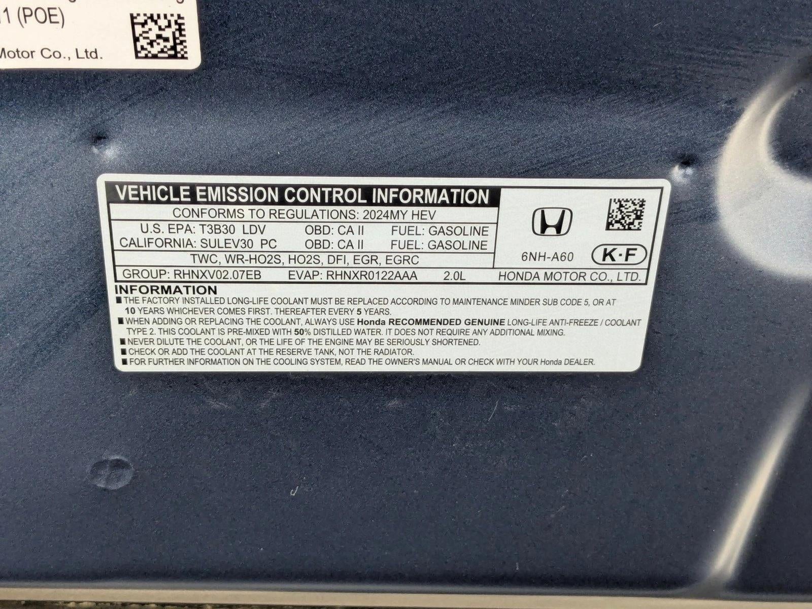 2024 Honda Accord Hybrid EX-L Sedan