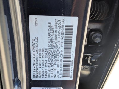 2024 Honda Accord Hybrid EX-L Sedan