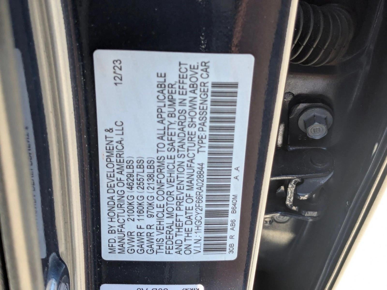 2024 Honda Accord Hybrid EX-L Sedan