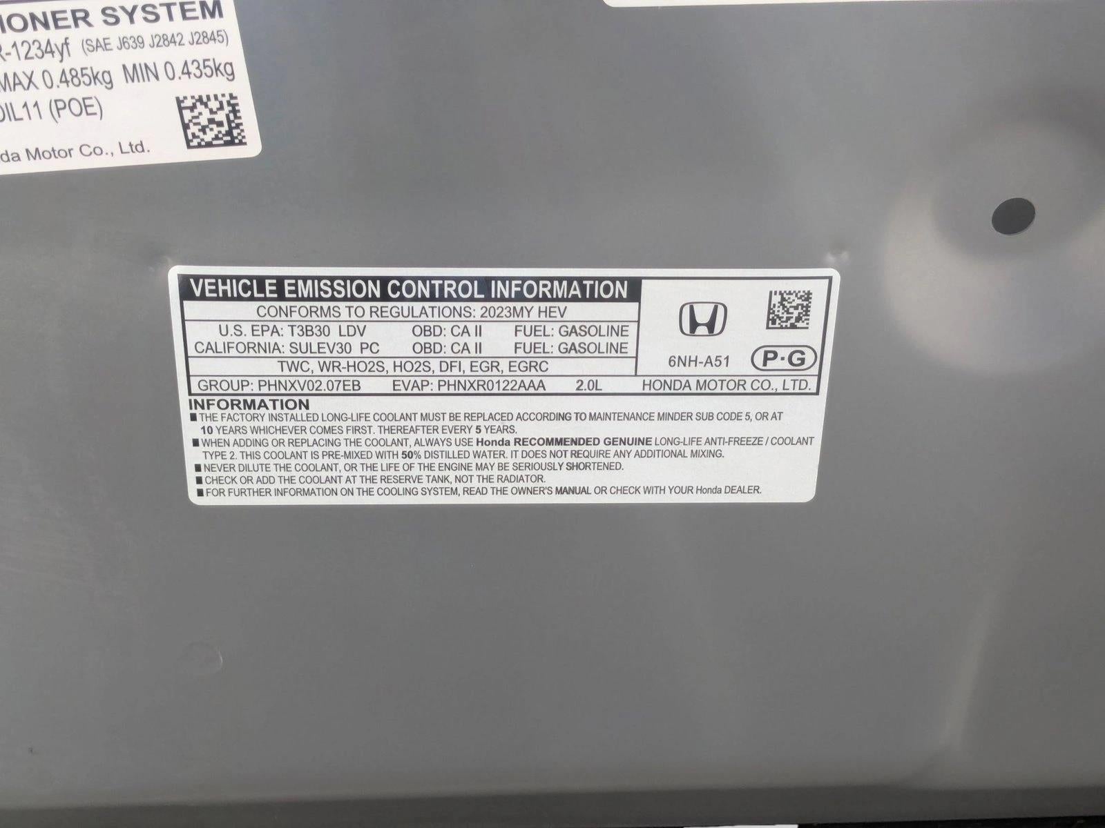 2023 Honda Accord Hybrid EX-L Sedan