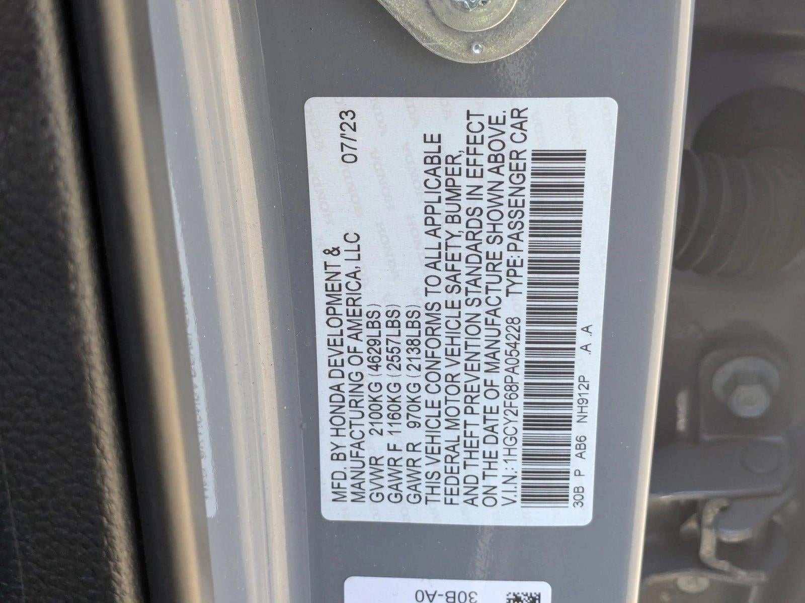 2023 Honda Accord Hybrid EX-L Sedan