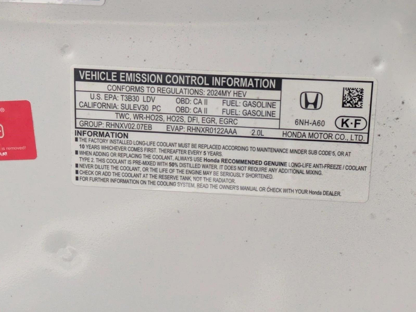 2024 Honda Accord Hybrid EX-L Sedan