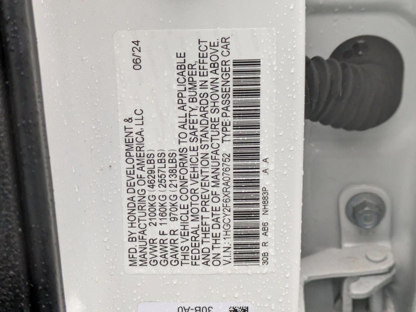 2024 Honda Accord Hybrid EX-L Sedan