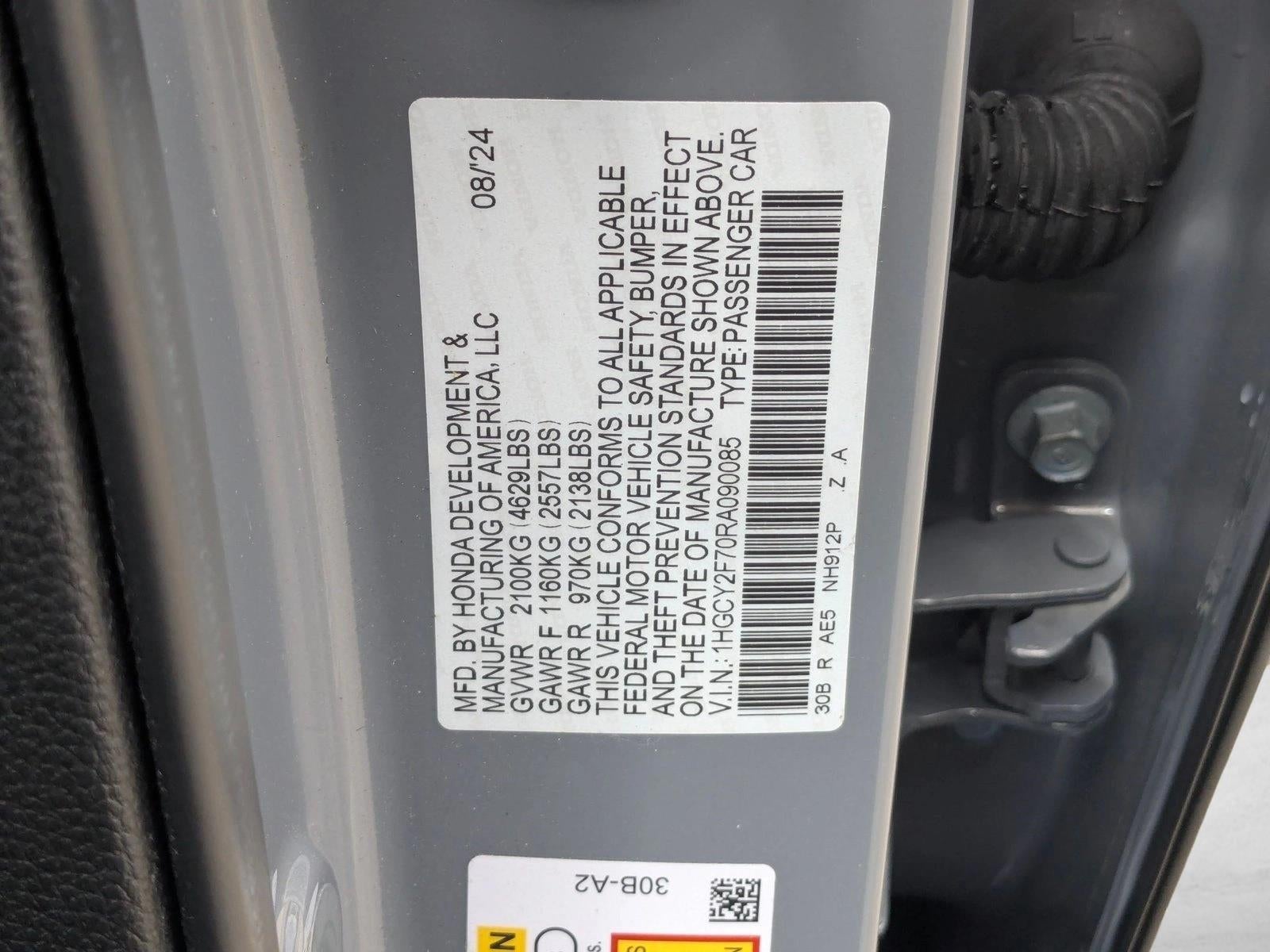 2024 Honda Accord Hybrid Sport-L Sedan