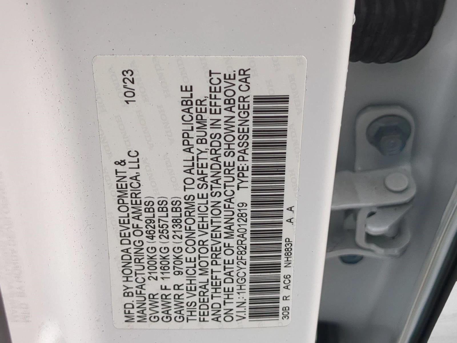 2024 Honda Accord Hybrid Touring Sedan