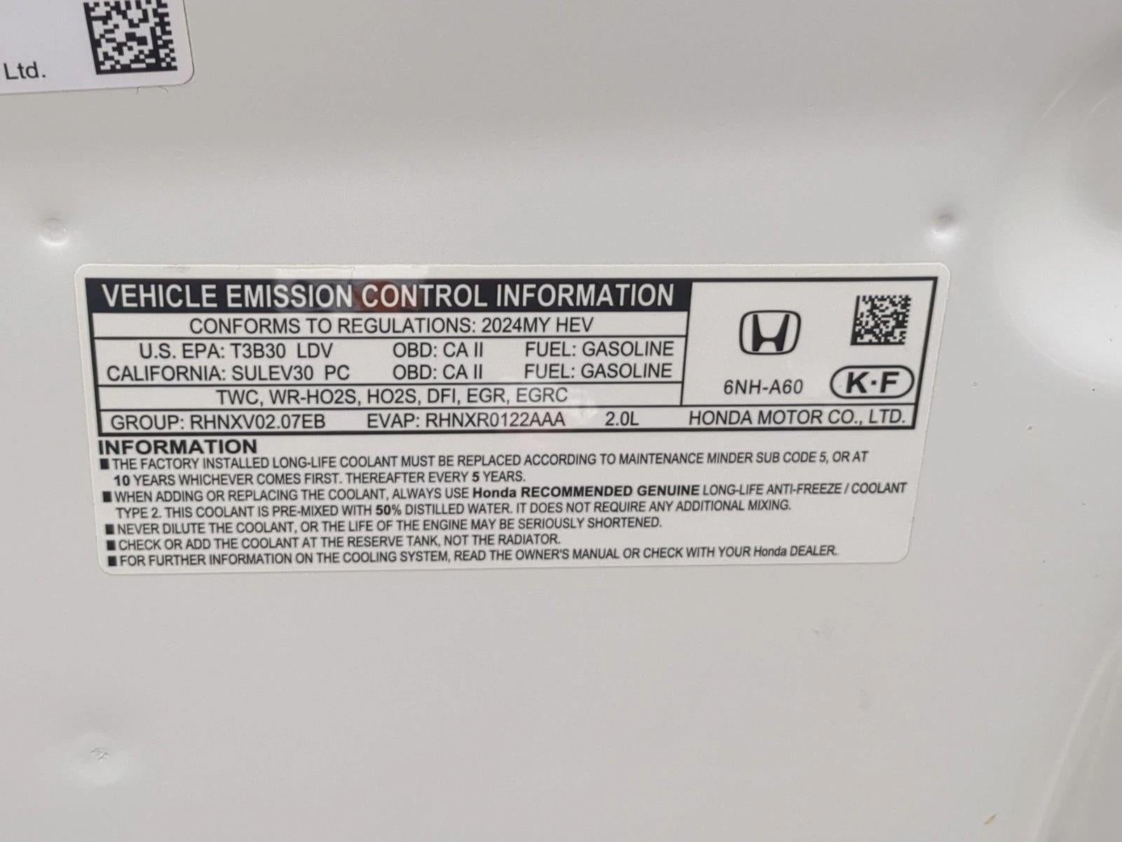 2024 Honda Accord Hybrid Touring Sedan
