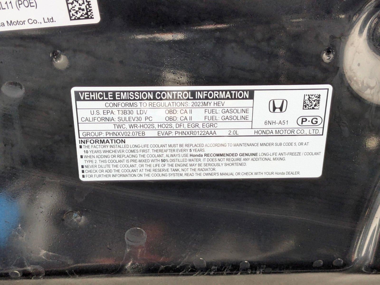 2023 Honda Accord Hybrid Touring Sedan