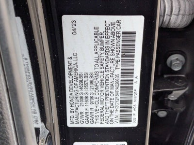 2023 Honda Accord Hybrid Touring Sedan