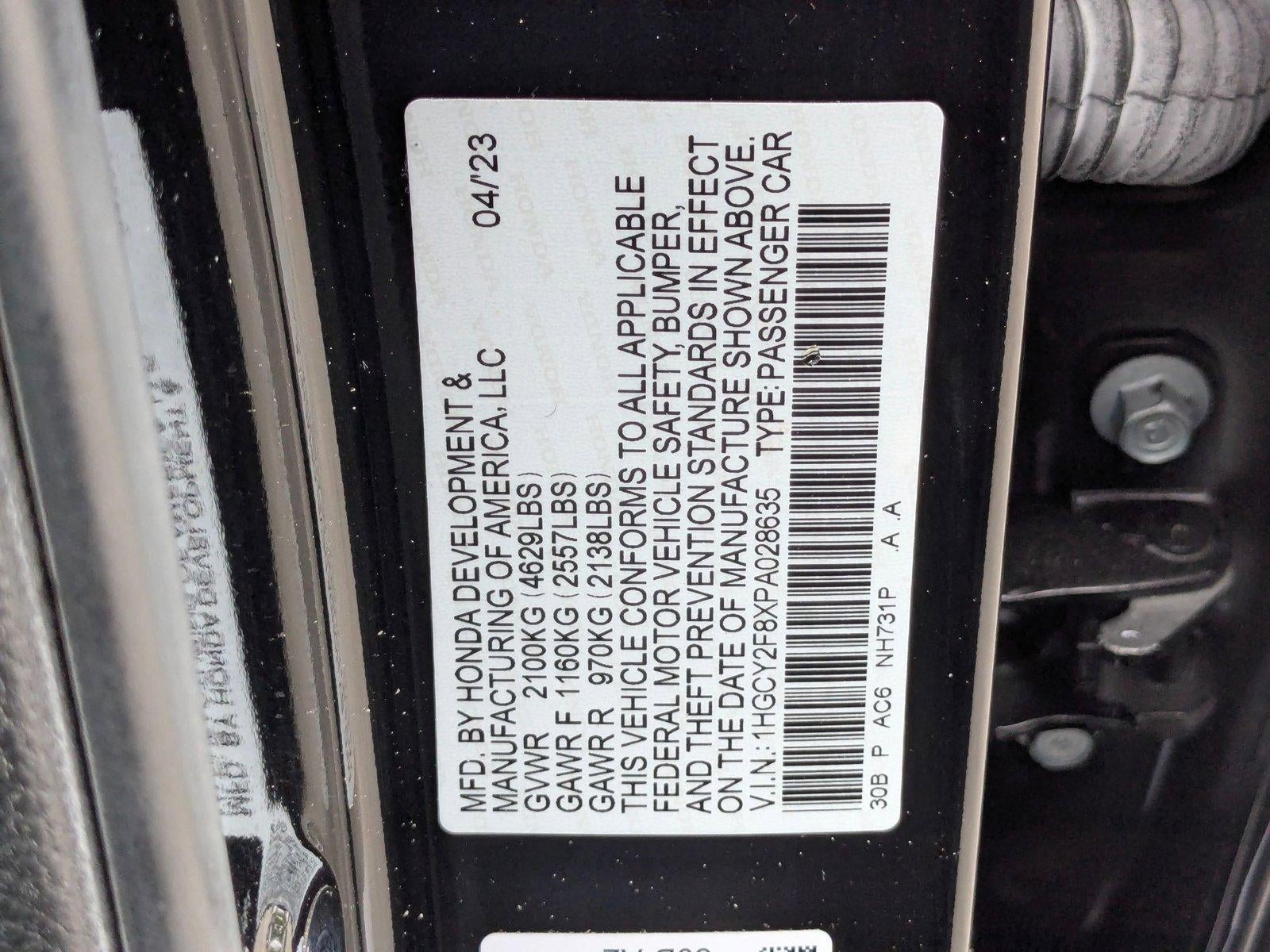 2023 Honda Accord Hybrid Touring Sedan