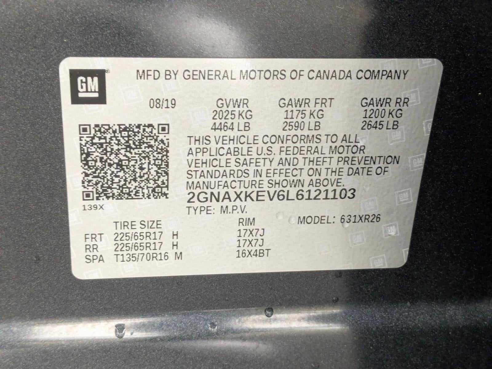 2020 Chevrolet Equinox FWD LT