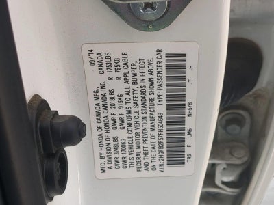 2015 Honda Civic Sedan LX CVT