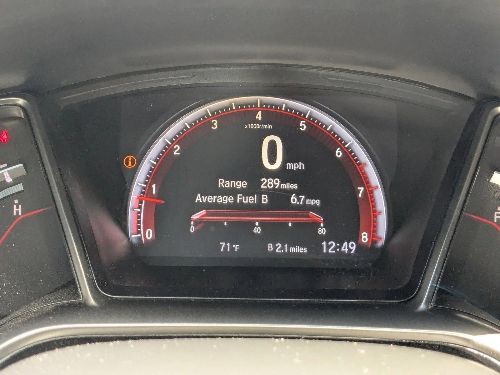 2019 Honda Civic Si Sedan Manual