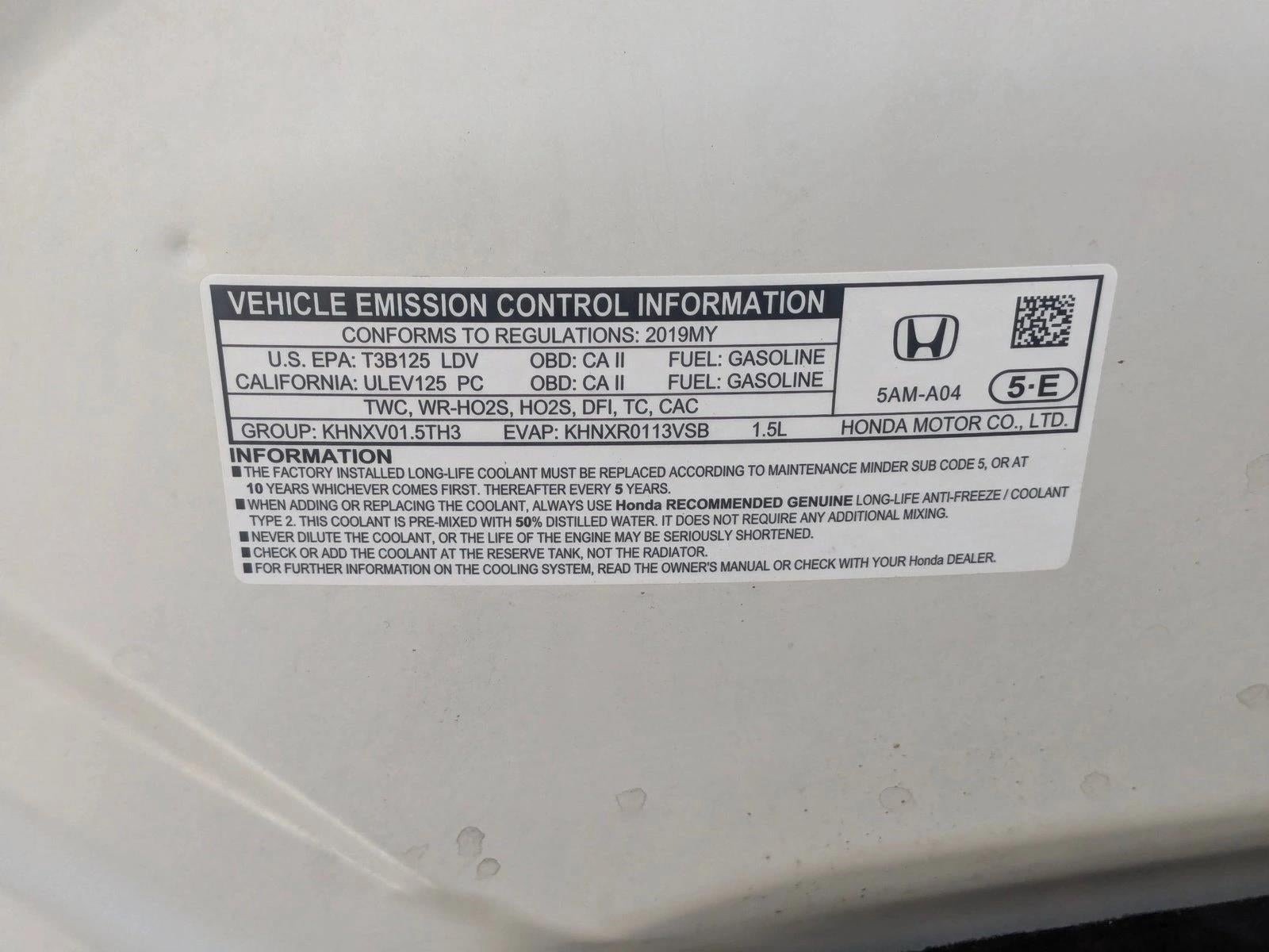 2019 Honda Civic Si Sedan Manual