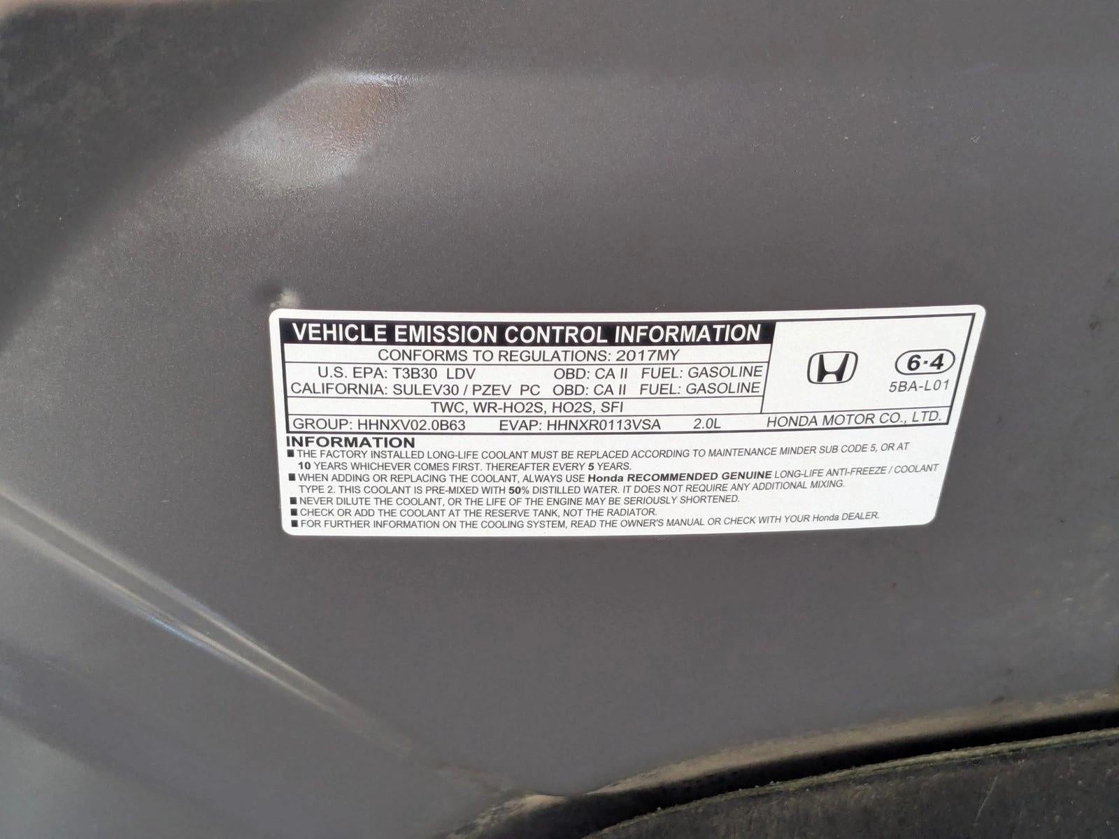 2017 Honda Civic Sedan LX CVT