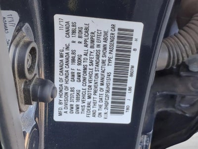 2018 Honda Civic Sedan LX CVT