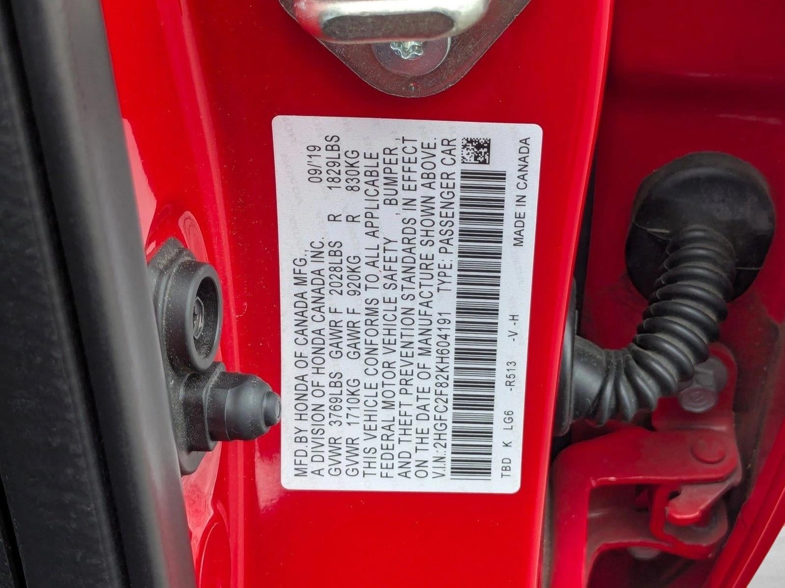2019 Honda Civic Sedan Sport CVT