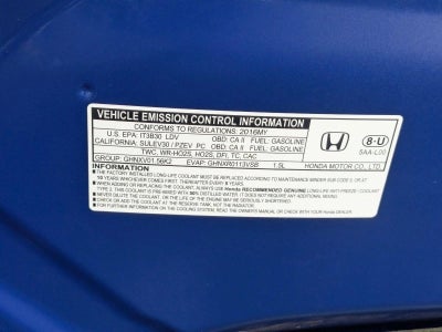 2016 Honda Civic Coupe EX-T CVT