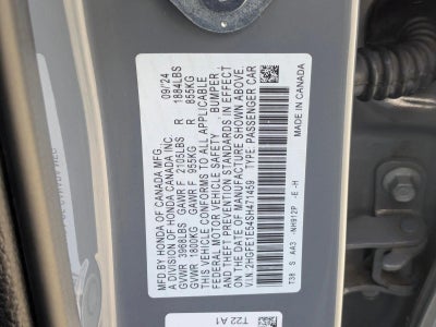 2025 Honda Civic Si Si Manual Sedan w/Summer Tires