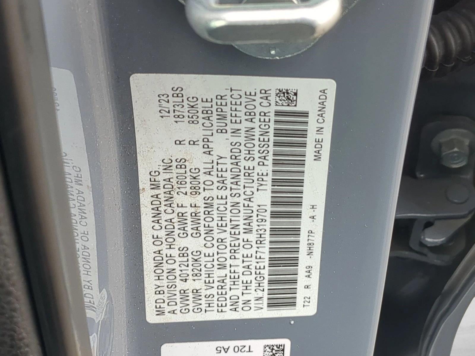 2024 Honda Civic Sedan EX CVT