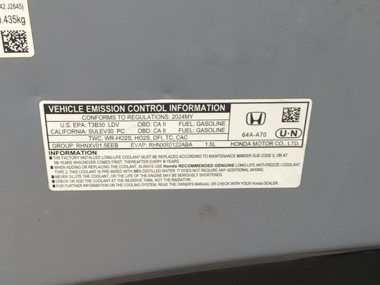 2024 Honda Civic Sedan EX CVT