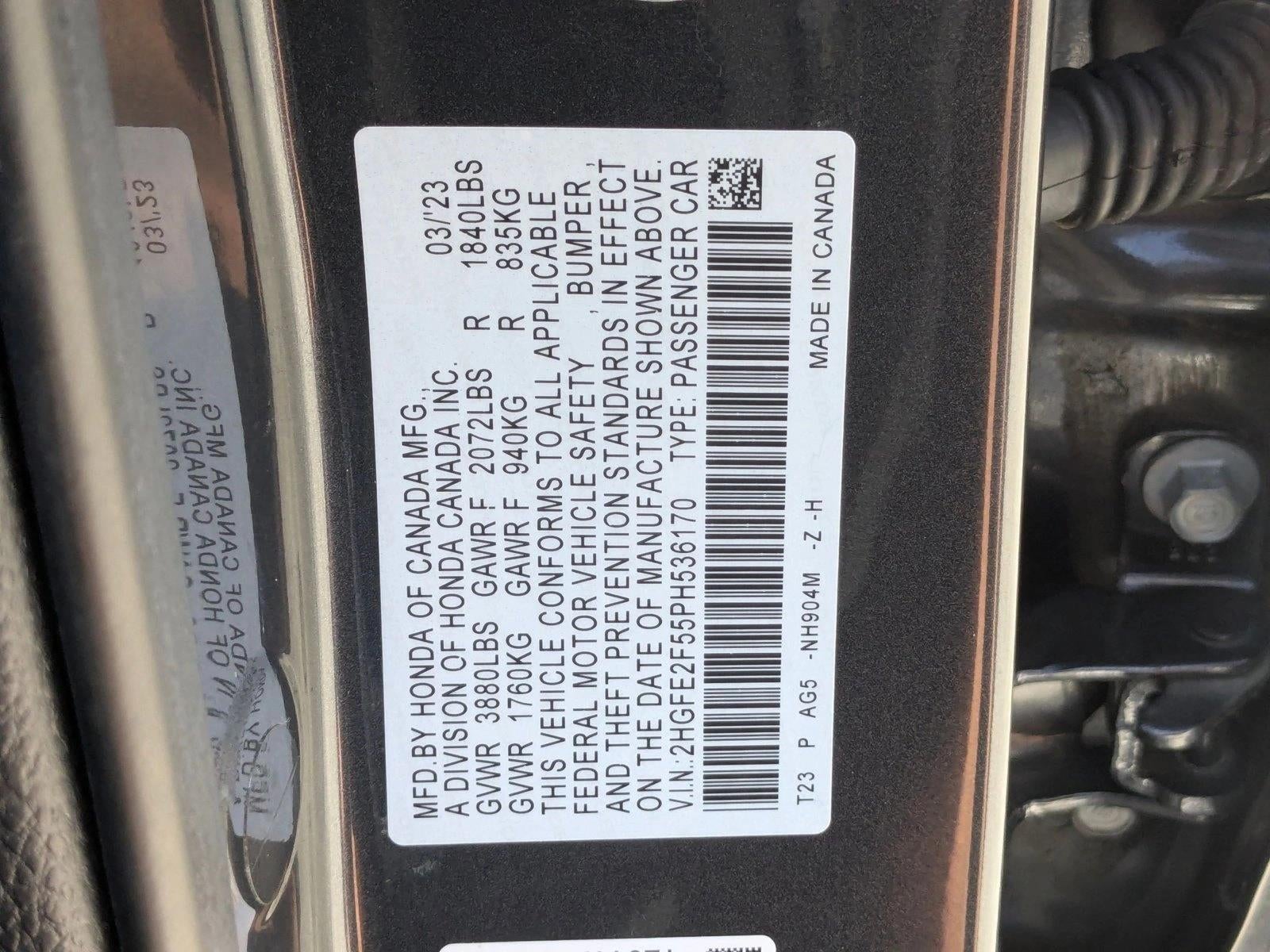 2023 Honda Civic Sedan Sport CVT
