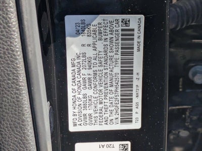 2023 Honda Civic Sedan Sport CVT