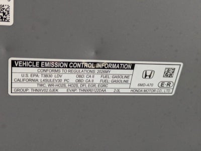 2026 Honda Civic Sedan Sport CVT