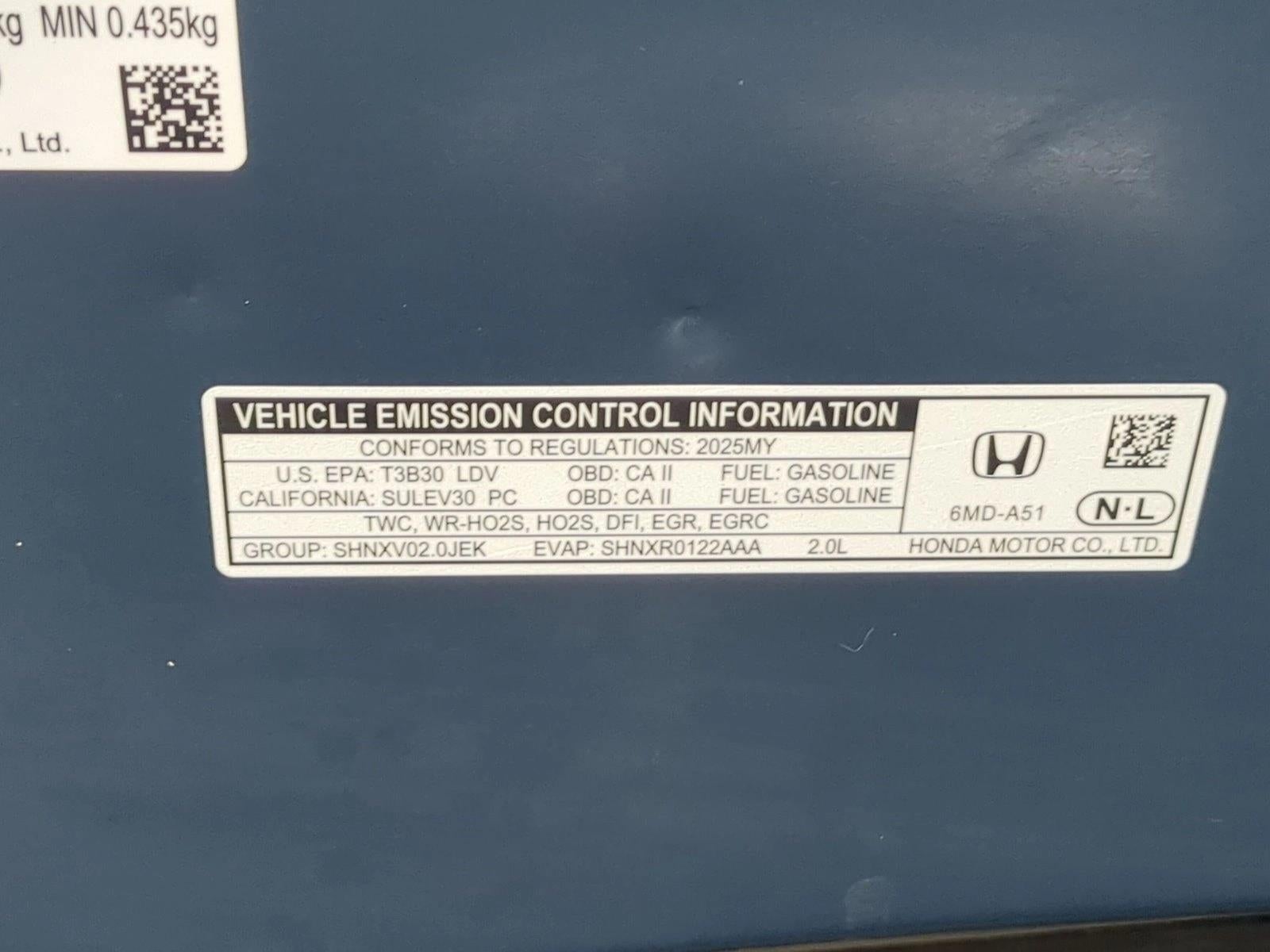 2025 Honda Civic Sedan Sport CVT