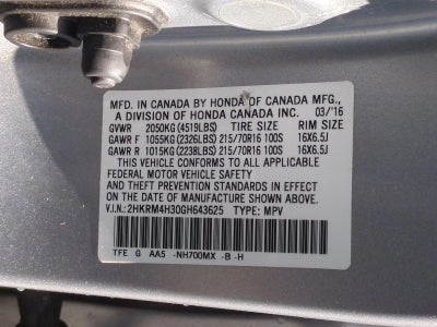 2016 Honda CR-V LX AWD