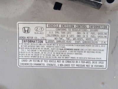 2016 Honda CR-V LX AWD