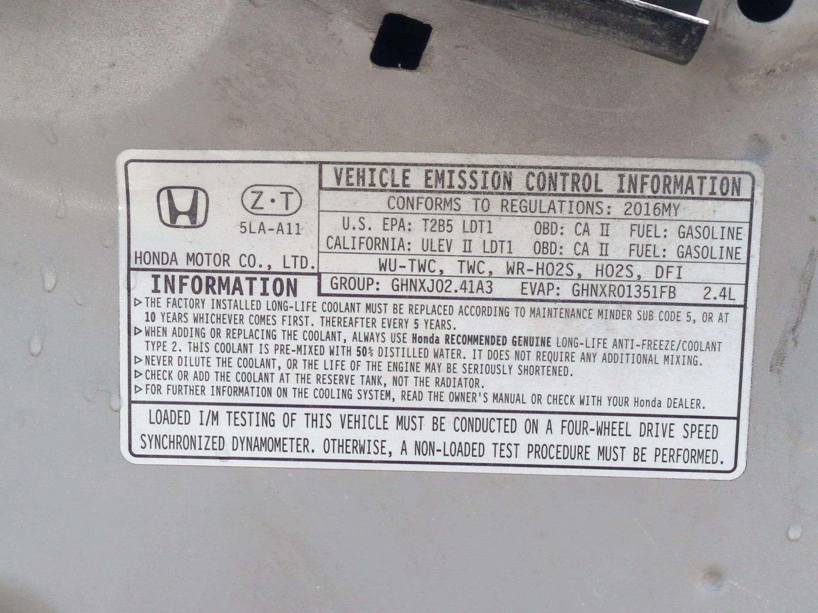 2016 Honda CR-V LX AWD