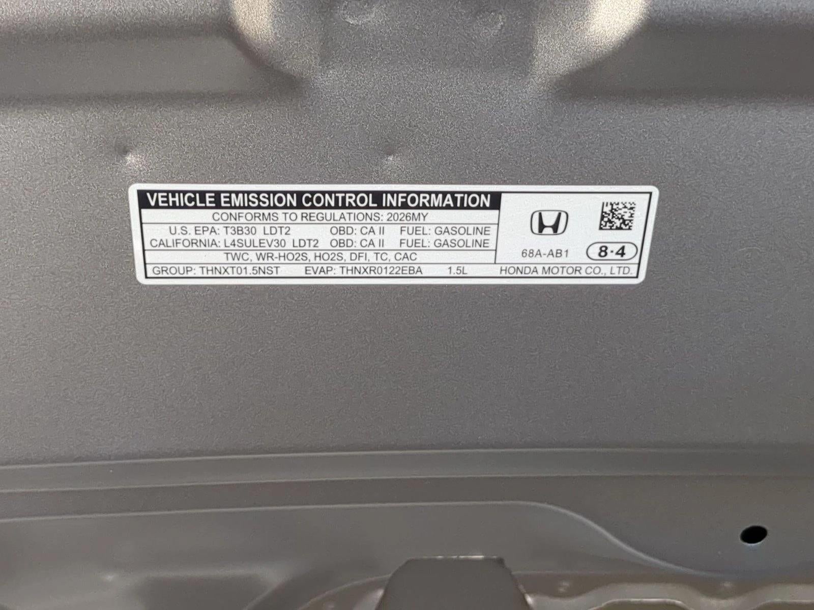 2026 Honda CR-V EX-L 2WD