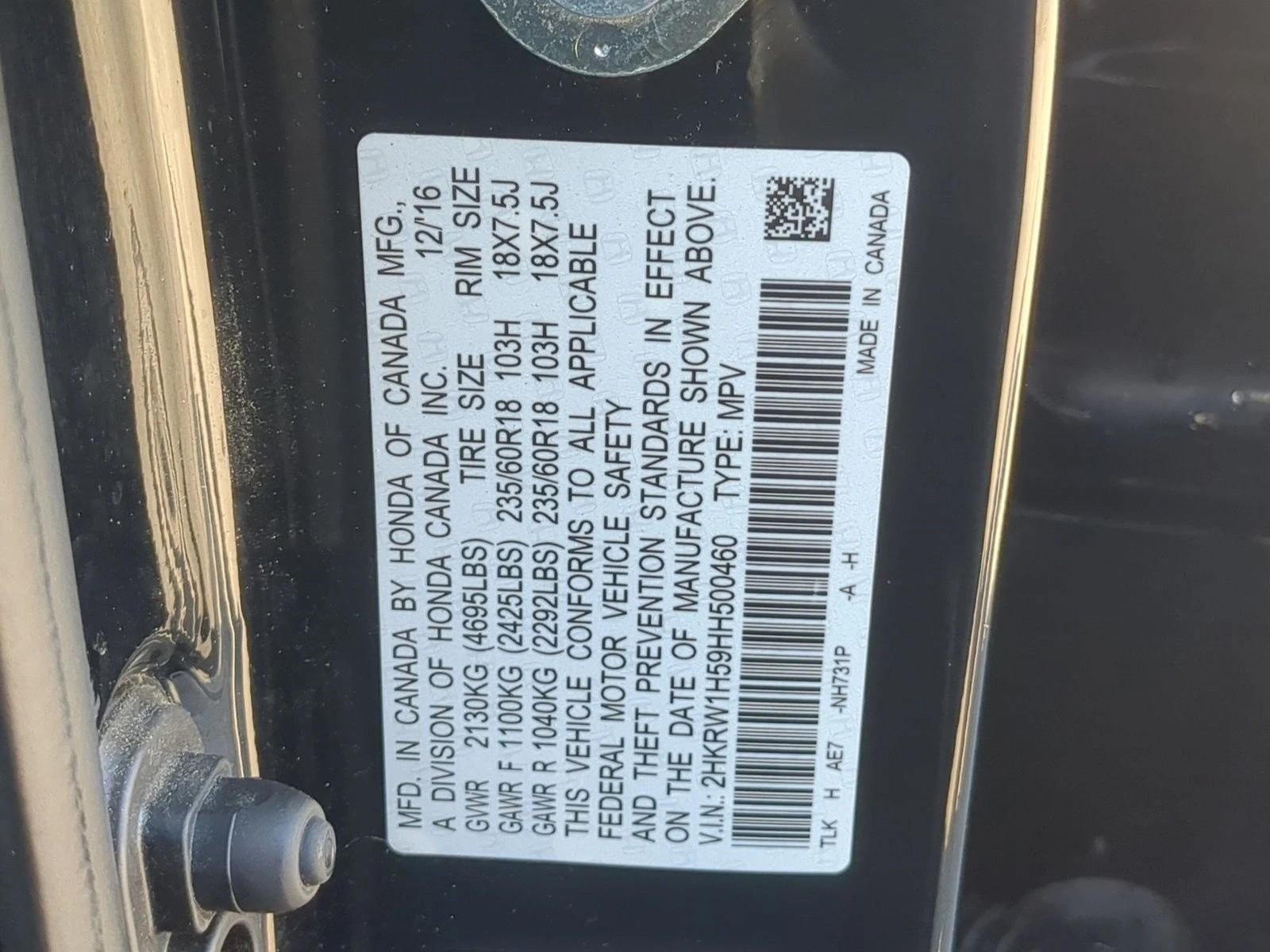 2017 Honda CR-V EX 2WD