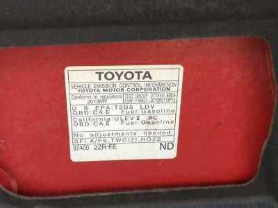 2013 Toyota Matrix 5dr Wgn Auto L FWD (Natl)