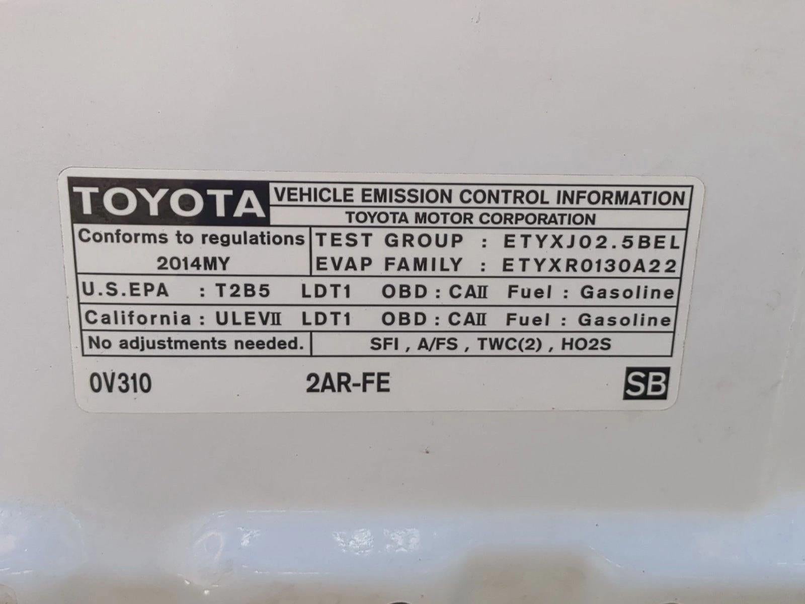 2014 Toyota RAV4 FWD 4dr XLE (Natl)