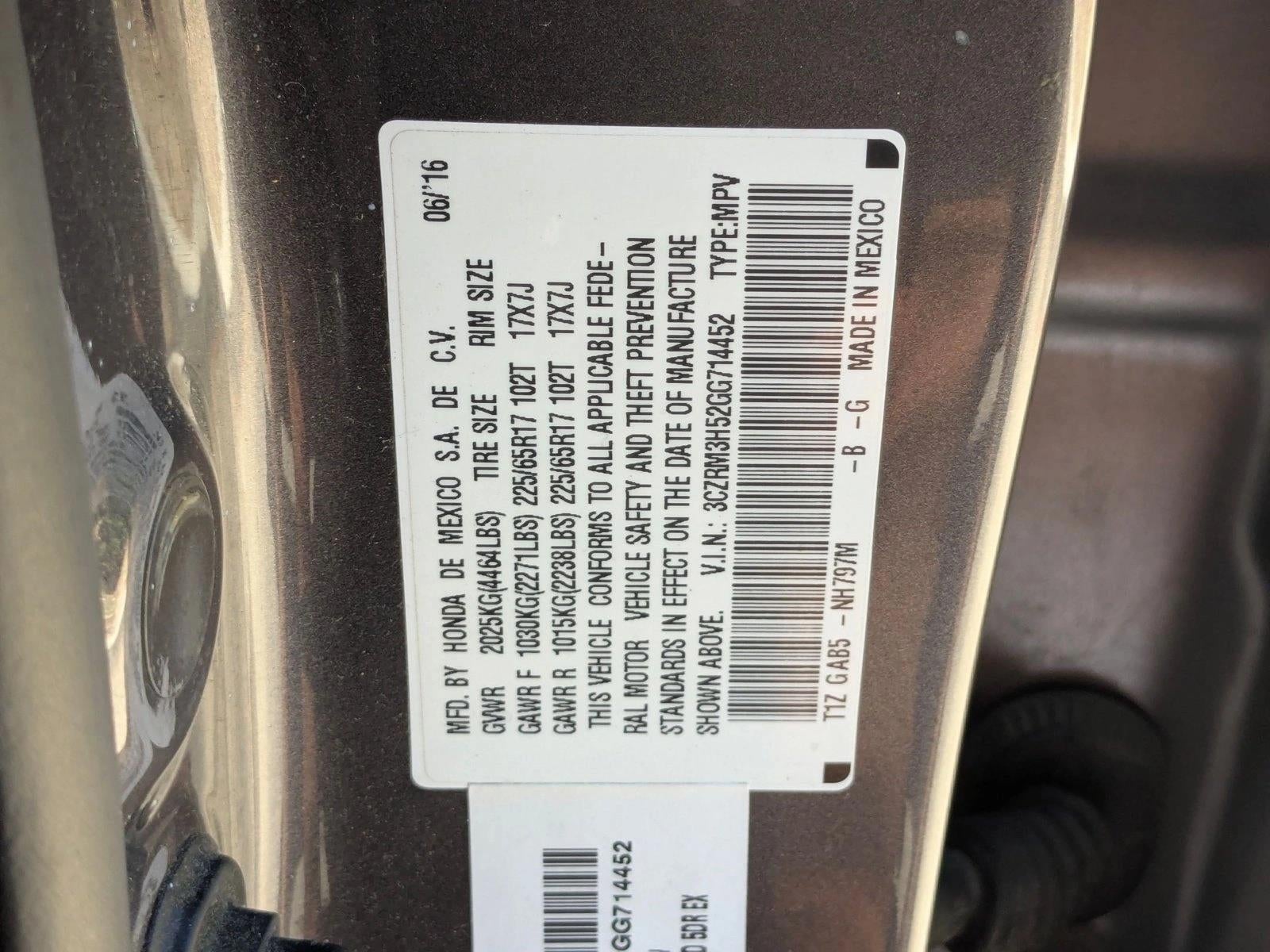 2016 Honda CR-V EX 2WD
