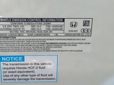 2020 Honda HR-V EX 2WD CVT