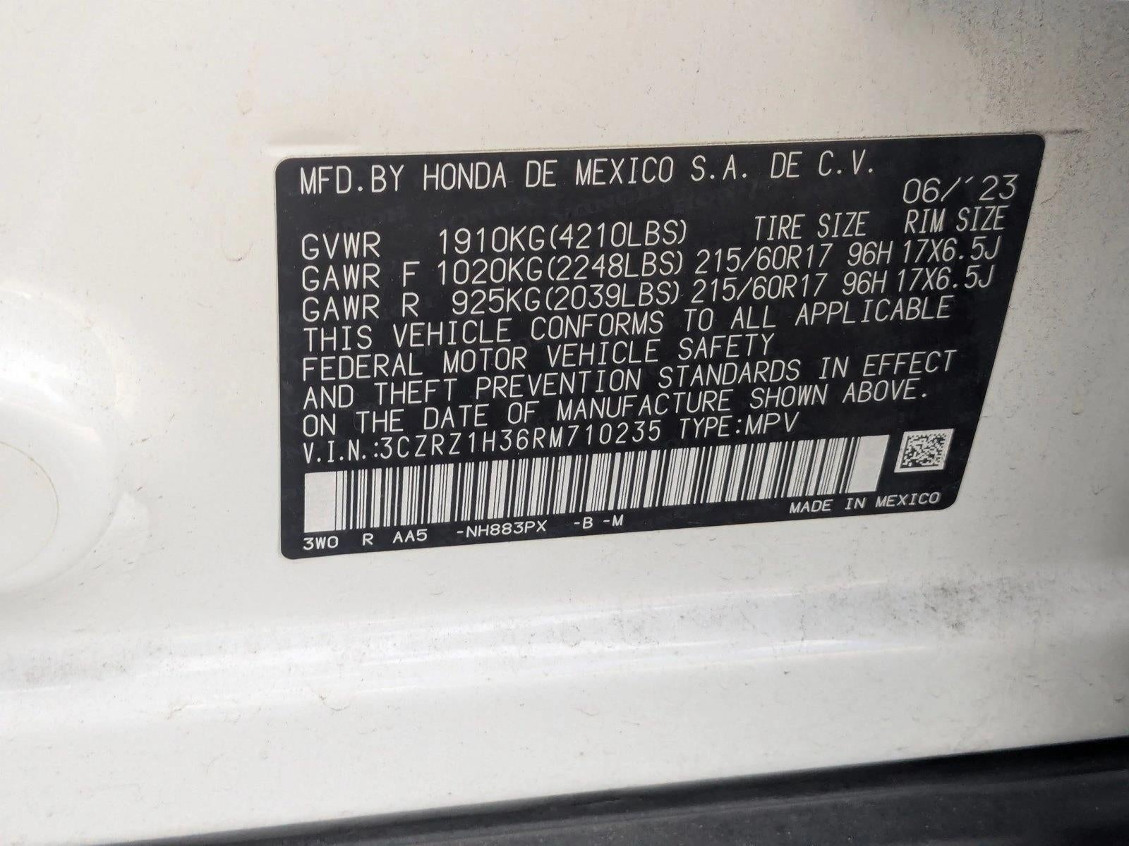 2024 Honda HR-V LX 2WD CVT