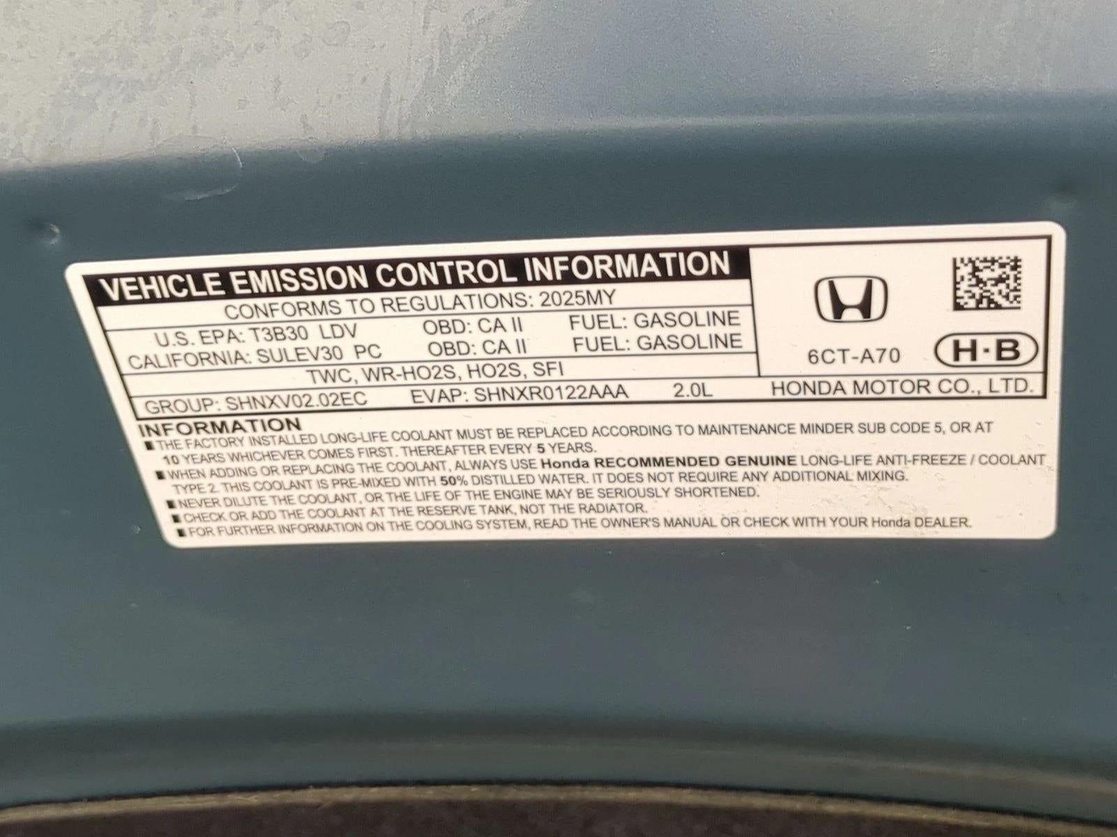 2025 Honda HR-V EX-L 2WD CVT