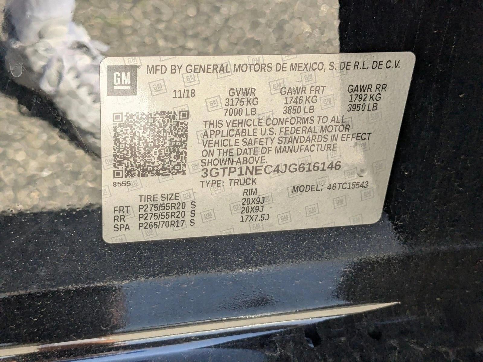 2018 GMC Sierra 1500 Crew Cab Short Box 2-Wheel Drive SLT