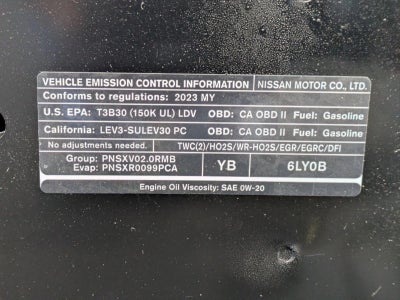 2023 Nissan Sentra SR CVT