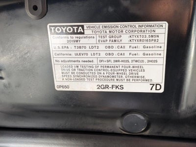 2019 Toyota Tacoma 2WD 2WD TRD Off Road Double Cab 5' Bed V6 AT (Natl)